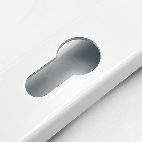TSS Lever Lever UPVC Multipoint Door Handles - 70mm PZ - Sprung - 240mm Screw Centres - Image 5