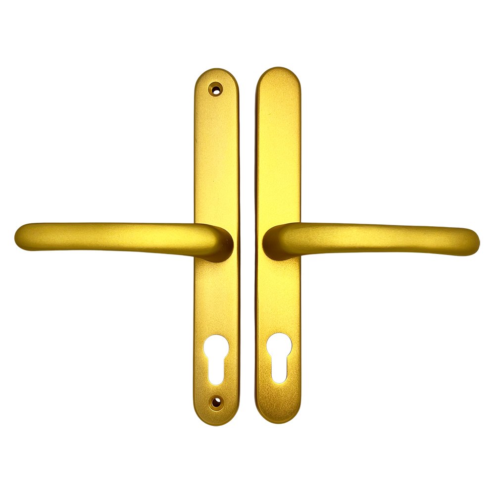 TSS Lever Lever UPVC Multipoint Door Handles - 70mm PZ Sprung 215mm Screw Centres - Image 5