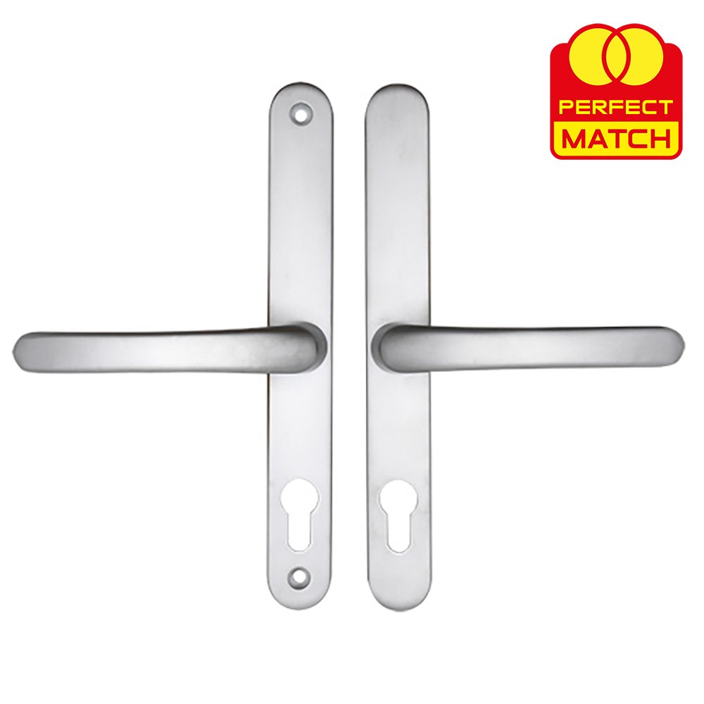TSS Lever Lever UPVC Multipoint Door Handles - 70mm PZ Sprung 215mm Screw Centres - Image 2