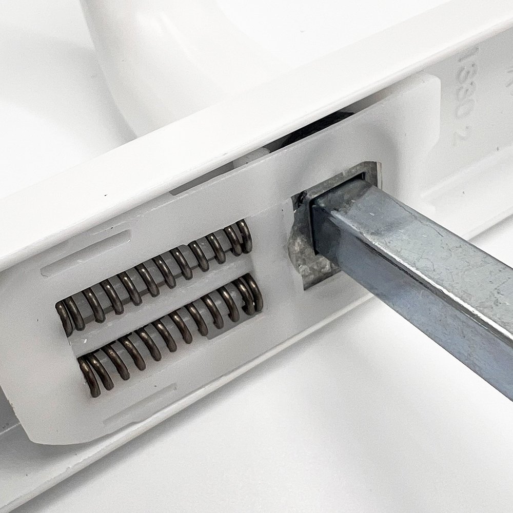 TSS Lever Lever UPVC Multipoint Door Handles - 72mm PZ - Sprung - 180mm Screw Centres - Image 4