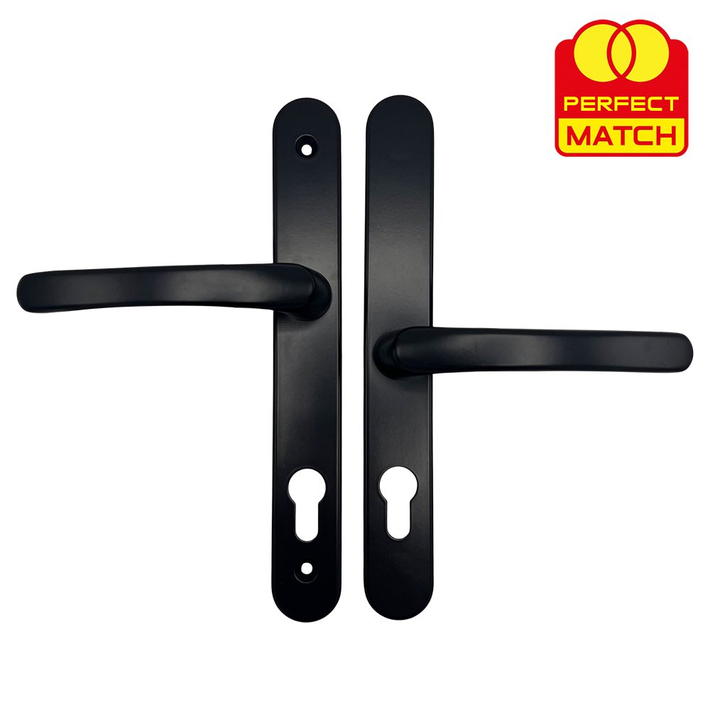 TSS Offset Lever Lever Multipoint Door Handles 92/62mm PZ - Sprung - 200mm Screw Centres