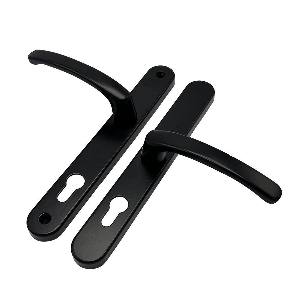 TSS Offset Lever Lever Multipoint Door Handles 92/62mm PZ - Sprung - 200mm Screw Centres - Image 2