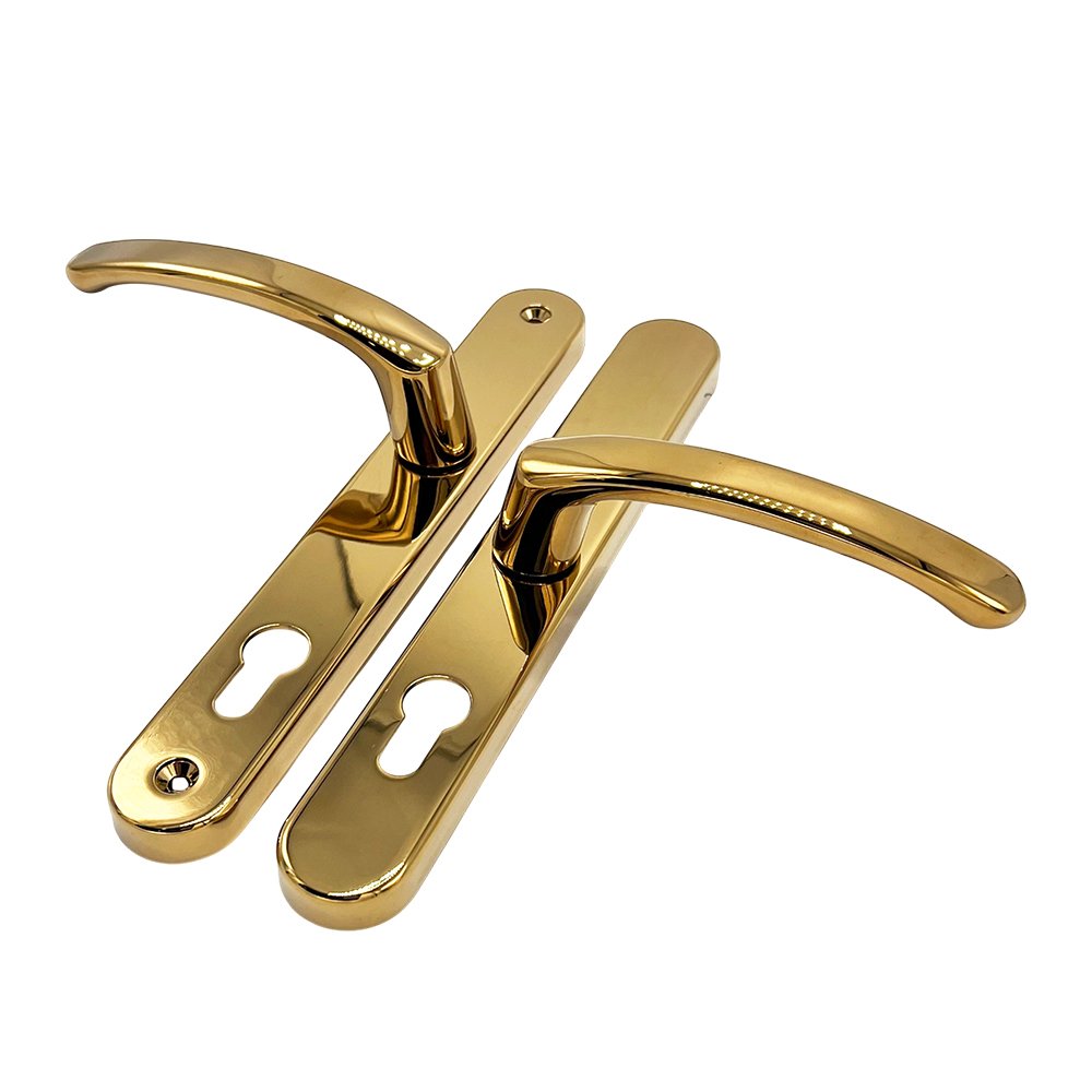 TSS Offset Lever Lever Multipoint Door Handles 92/62mm PZ - Sprung - 200mm Screw Centres - Image 10