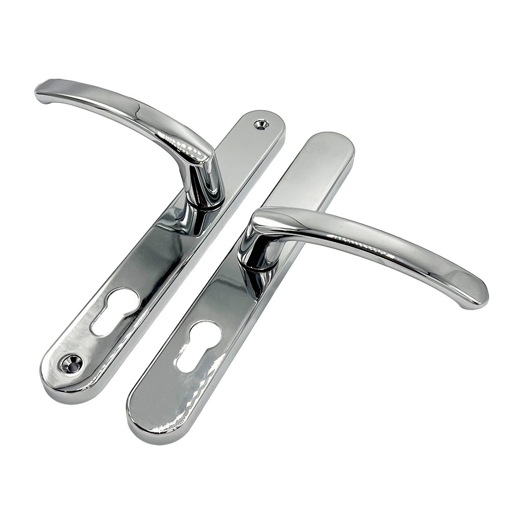 TSS Offset Lever Lever Multipoint Door Handles 92/62mm PZ - Sprung - 200mm Screw Centres - Image 7