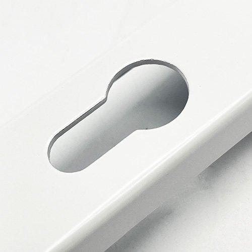 TSS Blank External Lever Lever UPVC Multipoint Door Handles - 92mm PZ Sprung 122mm Screw Centres - Image 5