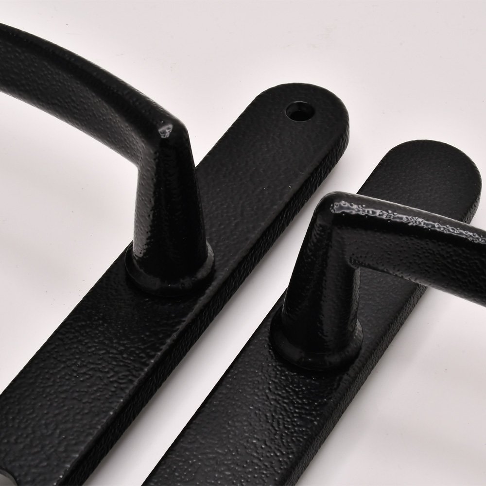 TSS Traditional Style Lever Lever UPVC Multipoint Door Handles - 92mm PZ Sprung 210mm Screw Centres - Image 3