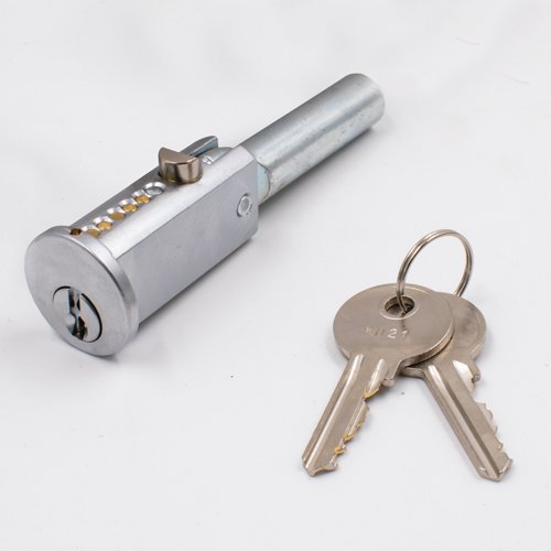 TSS Roller Shutter Bullet Lock - Round Face 24mm Diameter With Flat Sides - Image 3