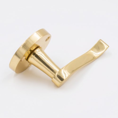 TSS Scroll Round Rose Lever Latch Furniture - Image 3