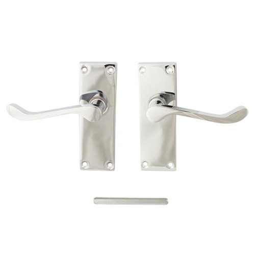 TSS Victorian Scroll Lever on Plate Furniture - Image 2