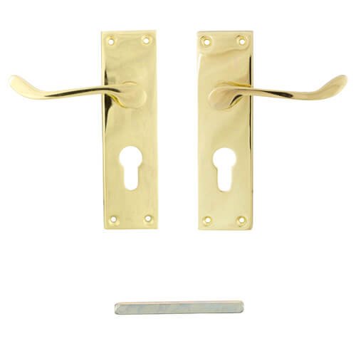 TSS Victorian Scroll Lever on Plate Furniture - Image 6