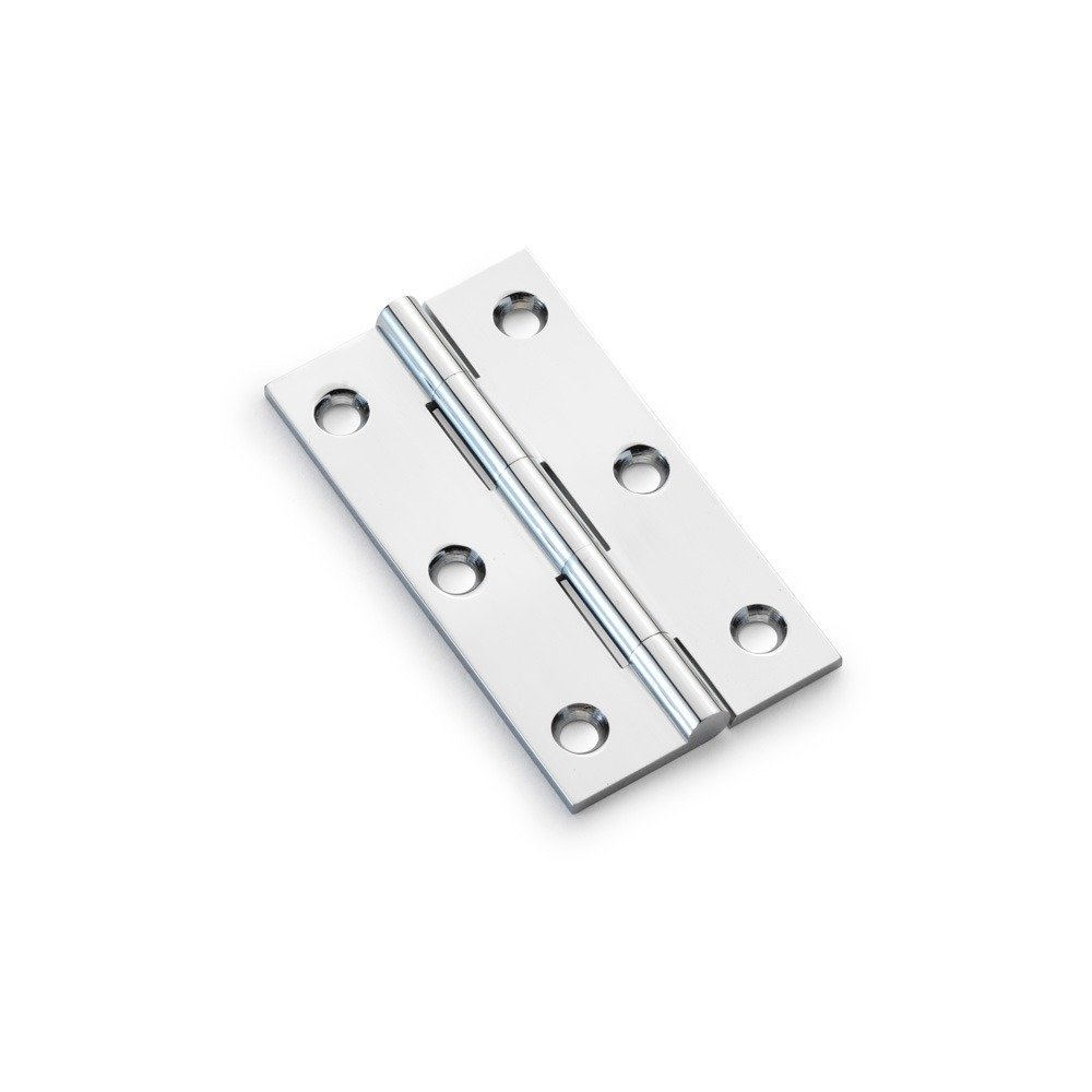 Alexander & Wilks AW075-CH-PC Solid Brass Butt Hinge - Polished Chrome 3" (LEAD TIME: 2-3 DAYS)