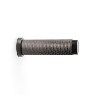 Alexander & Wilks AW600-75-DBZPVD Brunel Knurled Door Stop - Dark Bronze PVD (LEAD TIME: 2-3 DAYS)