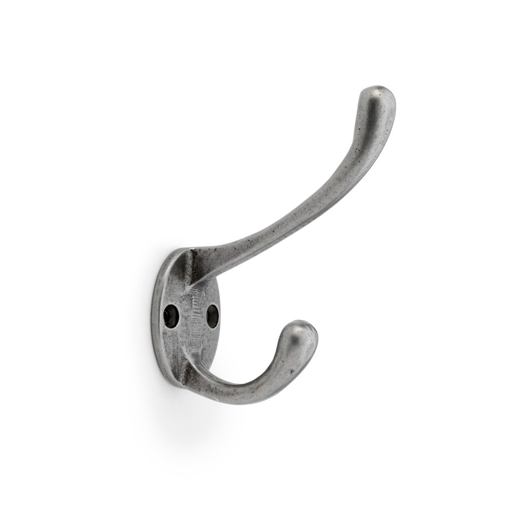 Alexander & Wilks AW770AI Victorian Hat and Coat Hook - Antique Brass Iron (LEAD TIME: 2-3 DAYS)