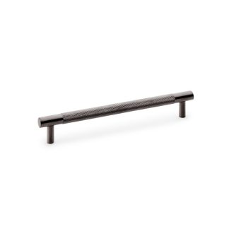 Alexander & Wilks AW810-160-DBZPVD Brunel Knurled T Bar Cupboard Handle - Dark Bronze PVD Centres 160mm (LEAD TIME: 2-3 DAYS)