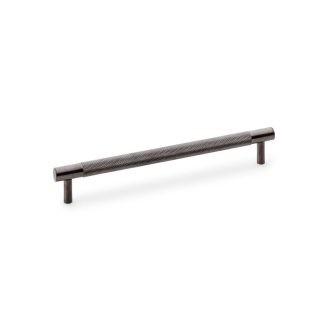 Alexander & Wilks AW810-192-DBZPVD Brunel Knurled T Bar Cupboard Handle - Dark Bronze PVD Centres 192mm (LEAD TIME: 2-3 DAYS)