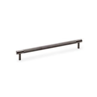 Alexander & Wilks AW810-224-DBZPVD Brunel Knurled T Bar Cupboard Handle - Dark Bronze Finish Centres 224mm (LEAD TIME: 2-3 DAYS)