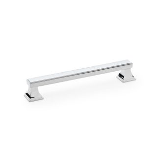 Alexander & Wilks AW813-160-PC Jesper Square Cabinet Pull Handle - Polished Chrome Centres 160mm (LEAD TIME: 2-3 DAYS)