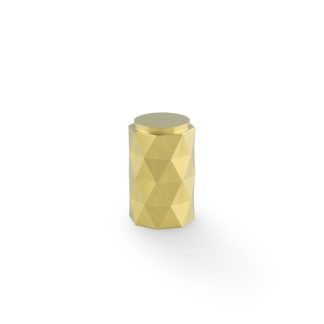 Alexander & Wilks AW847-30-SBPVD Diamond Cut Cylinder Cabinet Knob 30mm (LEAD TIME: 2-3 DAYS)
