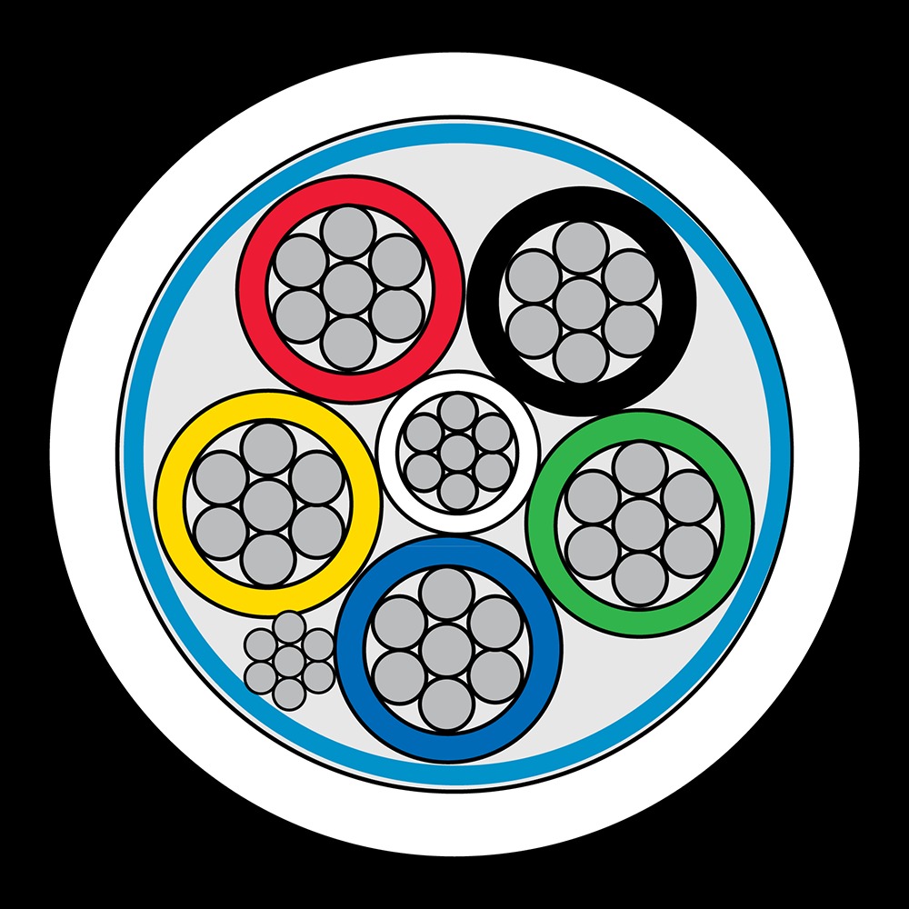 CQR CABS6HF/WH/100/B2 Intruder Alarm Cable | 6 Multi Core | TYPE 1 | B2ca | LSZH | White | 100m (LEAD TIME: 2-3 DAYS) - Image 2