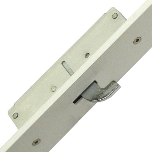 Fullex Crimebeater Latch Deadbolt 2 Hooks Flat 44mm White Faceplate Double Spindle Multipoint Door Lock - Image 2