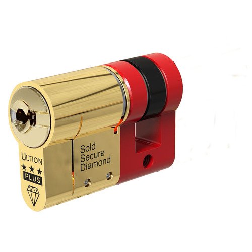 Ultion WXM Euro Single Cylinders British Standard Kitemarked TS007 3* - Brass or Chrome Finish (LEAD TIME: 2-3 DAYS) - Image 2
