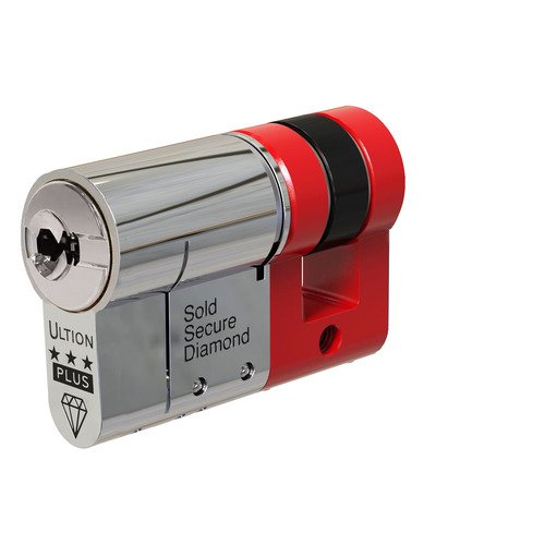 Ultion WXM Euro Single Cylinders British Standard Kitemarked TS007 3* - Brass or Chrome Finish (LEAD TIME: 2-3 DAYS)