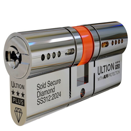 Ultion ALPS Euro Double Cylinders British Standard Kitemarked TS007 3* - Brass or Chrome Finish (LEAD TIME: 2-3 DAYS) - Image 2