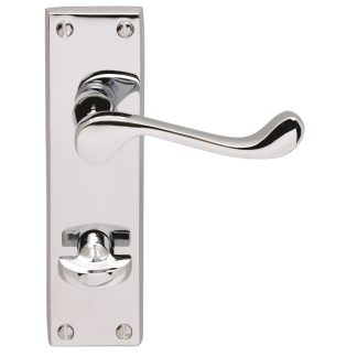 Carlisle Brass DL54WCCP Victorian Scroll Lever On WC Backplate (LEAD TIME: 2-3 DAYS)