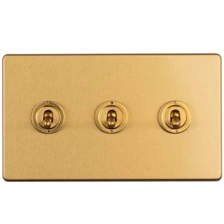 Eurolite ECSBT3SW 3-Gang 2-Way Toggle Switch (LEAD TIME: 2-3 DAYS)