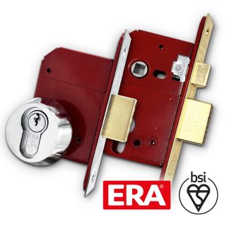 ERA British Standard Euro Mortice Kits Complete With Euro Key & Turn Cylinder u2013 Keyed Alike