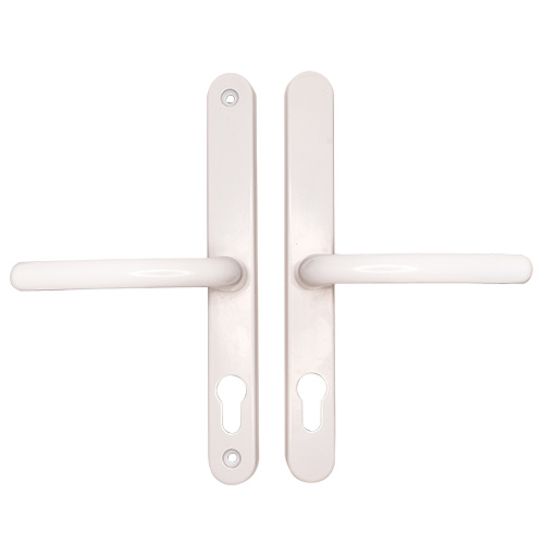 Fab & Fix Farnham Lever Lever UPVC Multipoint Door Handles - Without Snib 68mm PZ Sprung 215mm Screw Centres