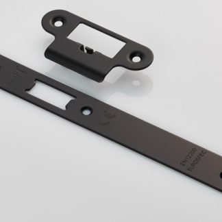 EuroSpec FSF5016MB/R Forend Strike and Fixing Pack to Suit Din Latch (Security) Radius (LEAD TIME: 2-3 DAYS)