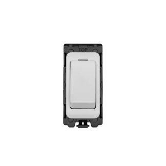 Eurolite G12C-WHW Grid & Modular 2-Way & Off Switch - Matt White (LEAD TIME: 2-3 DAYS)