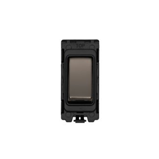 Eurolite G16-BNB Grid & Modular 2-Way & Off Retractive Switch - Black Nickel (LEAD TIME: 2-3 DAYS)
