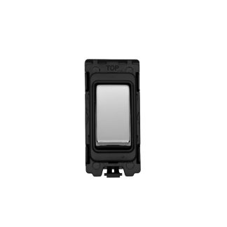 Eurolite G16-PC Grid & Modular 2-Way & Off Retractive Switch - Polished Chrome (LEAD TIME: 2-3 DAYS)