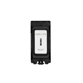 Eurolite G30KY-PC-EL Grid & Modular Emergency Light Test - Polished Chrome (LEAD TIME: 2-3 DAYS)
