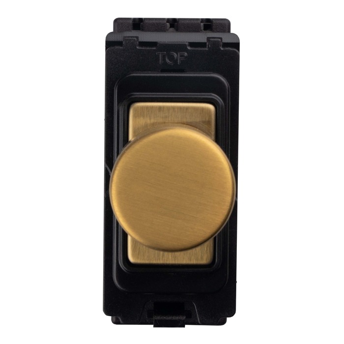 Eurolite GD400T-SBB Grid & Modular 400W & Led Intelligent Dimmer - Satin Brass (LEAD TIME: 2-3 DAYS)