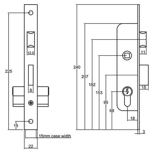 Gatemaster NLD Narrow Latch Deadlock (LEAD TIME: 2-3 DAYS) - Image 3