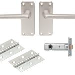 EuroSpec SAA22/INTB Aluminium Lever Latch Door Pack (LEAD TIME: 2-3 DAYS)